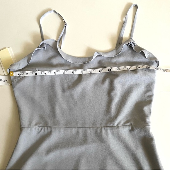 Aritzia Wilfred Philomene Sleeveless Midi Dress in Pearl Grey NWT - Picture 11 of 12